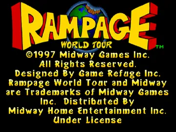 Rampage - World Tour (US) screen shot title